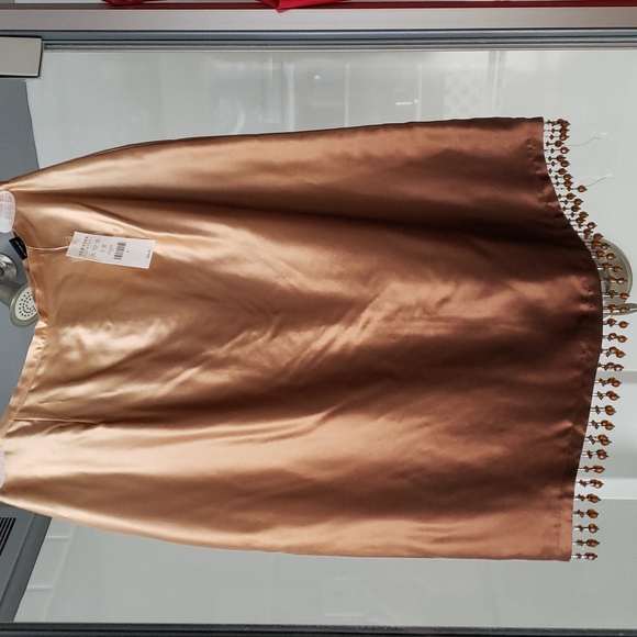 Ombre skirt with beading NY and co. Size 4 and sequin sheer beaded shell - Picture 3 of 5